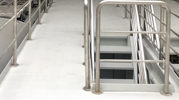 喜有沃304不銹鋼管護欄細節